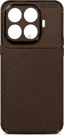 Xiaomi Mi 17T Pro ile Uyumlu Karbon Tasarım Silikon Telefon Kılıfı ve Temperli Cam Ekran Koruyucu