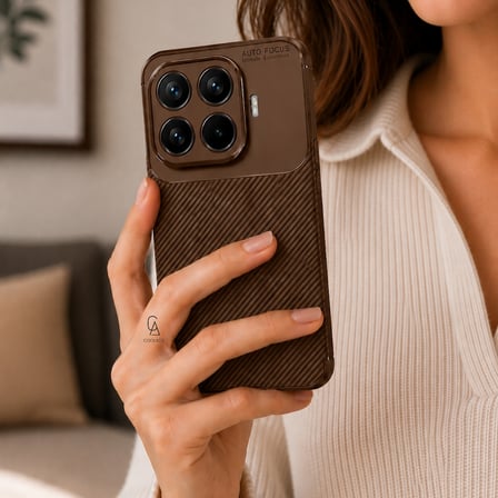 Xiaomi Mi 17T Pro ile Uyumlu Karbon Tasarım Silikon Telefon Kılıfı ve Temperli Cam Ekran Koruyucu