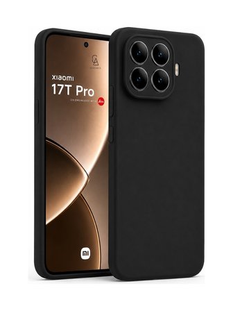 Xiaomi 17T Pro Uyumlu Kılıf Esnek Silikon Telefon Kılıfı ve Temperli Cam Ekran Koruyucu