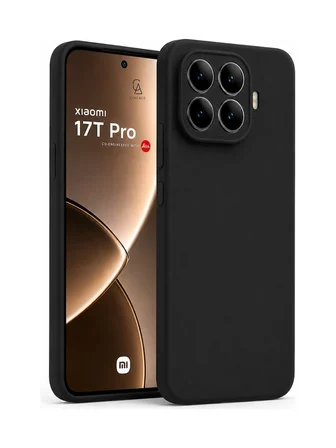 Xiaomi Mi 17T Pro ile Uyumlu Kılıf Esnek Premium Telefon Kılıfı ve Temperli Cam Ekran Koruyucu
