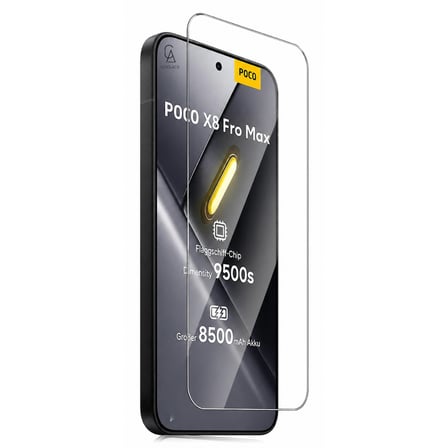 Xiaomi Poco X8 Pro Max Uyumlu Içi Kadife Lansman Kılıf ve Şeffaf Temperli Cam Ekran Koruyucu