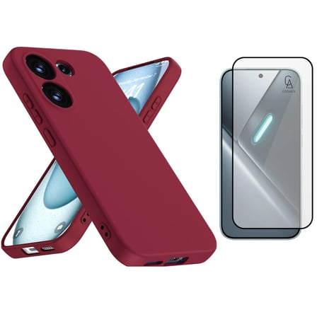 Xiaomi Poco X8 Pro Uyumlu Içi Kadife Lansman Kılıf ve 5d Tam Kaplayan Cam Ekran Koruyucu