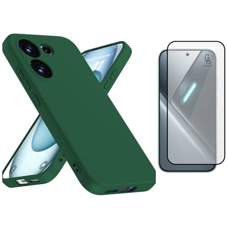 Xiaomi Poco X8 Pro Uyumlu Içi Kadife Lansman Kılıf ve 5d Tam Kaplayan Cam Ekran Koruyucu