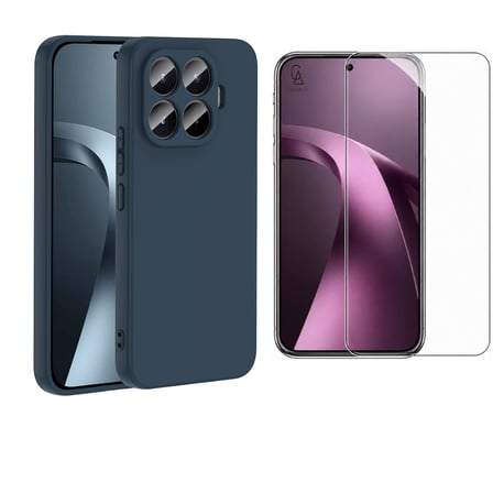 Xiaomi Mi 17T Pro Uyumlu Içi Kadife Lansman Kılıf ve Şeffaf Temperli Cam Ekran Koruyucu