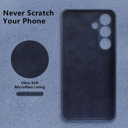 Samsung Galaxy S25 ile Uyumlu Kılıf Içi Kadife Lansman Tasarım Telefon Kılıfı Kapak