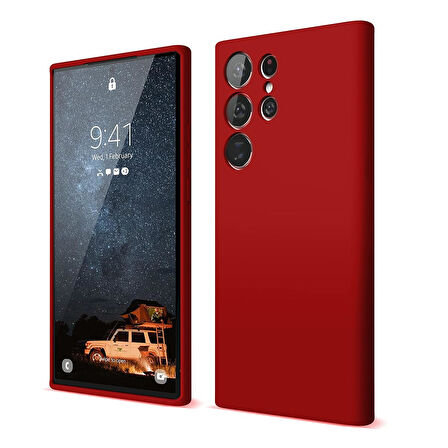 Samsung Galaxy S25 Ultra ile Uyumlu Kılıf Içi Kadife Lansman Tasarım Telefon Kılıfı Kapak