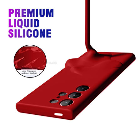 Samsung Galaxy S25 Ultra ile Uyumlu Kılıf Içi Kadife Lansman Tasarım Telefon Kılıfı Kapak