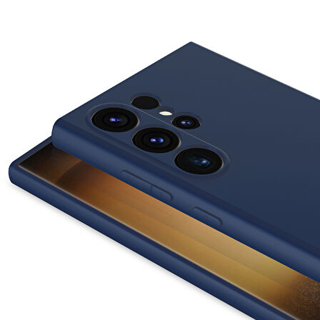 Samsung Galaxy S25 Ultra ile Uyumlu Kılıf Içi Kadife Lansman Tasarım Telefon Kılıfı Kapak