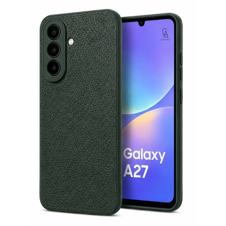 Samsung Galaxy A27 Uyumlu Deri Dokulu Yumuşak Silikon Telefon Kılıfı Kapak