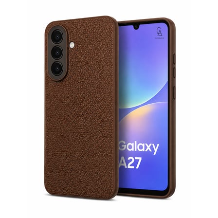 Samsung Galaxy A27 Uyumlu Deri Dokulu Yumuşak Silikon Telefon Kılıfı Kapak