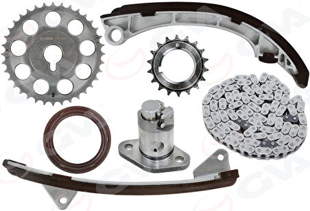 EKSANTRİK ZİNCİR SETİ TOYOTA COROLLA 1.4L 1.6L 3ZZ-FE 4ZZ-FE ZZE111 ZZE112 ZZE120 ZZE121 2001-2006 / AVENSIS 1.6L 3ZZ-FE ZZT250 2003-2008 1350622030 1354022022 1355922011