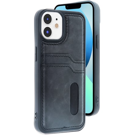 Apple iPhone 11 Uyumlu Deri Kartvizitli Kartlıklı Premium Telefon Kılıfı Kapak