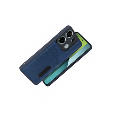Xiaomi Redmi 15C 4G Uyumlu Deri Kartvizitli Kartlıklı Premium Telefon Kılıfı Kapak