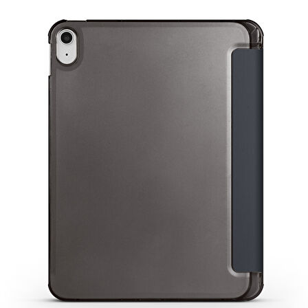 Apple iPad A16 11.Nesil 2025 Smart Folio Cover Akıllı Uyku Modlu Pu Deri Standlı Tablet Kılıfı