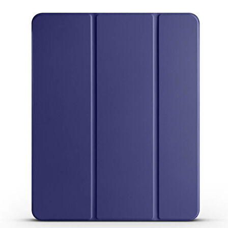Apple iPad Air 11 2025 M3 Smart Folio Cover Akıllı Uyku Modlu Pu Deri Standlı Tablet Kılıfı