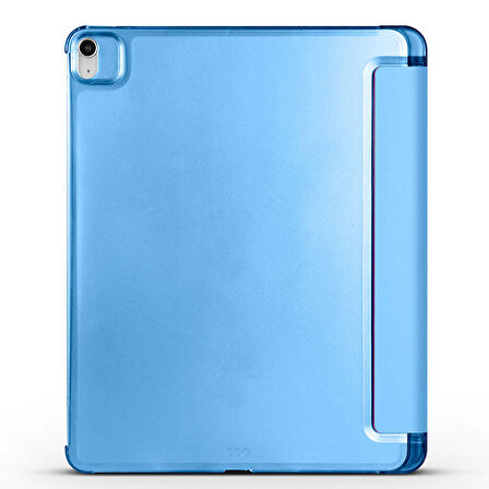 Apple iPad Air 11 2025 M3 Smart Folio Cover Akıllı Uyku Modlu Pu Deri Standlı Tablet Kılıfı