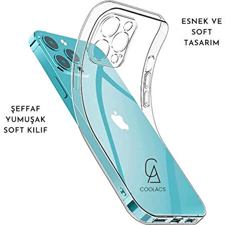 Xiaomi Poco C65 4G ile Uyumlu Kılıf Şeffaf Kamera Korumalı Esnek Silikon Telefon Kılıfı Kapak