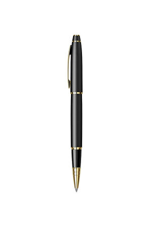 Scrikss Noble 35 Mat Siyah Altın Roller Kalem