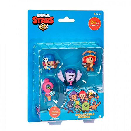 PMI/BRW2040 Brawl Stars 5'li Figür -Necotoys