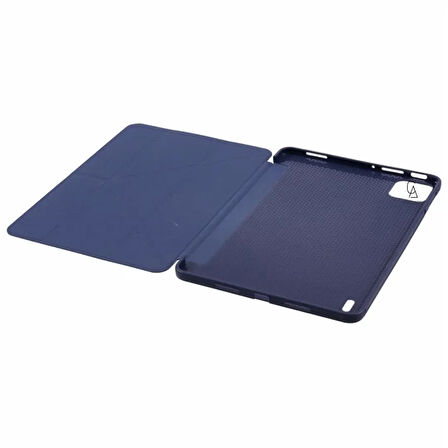 Xiaomi Pad 7 11.2 inç Uyumlu Kılıf 3 Farklı Stand Kalemlikli Tri Folding Tablet Kılıfı