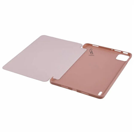 Xiaomi Pad 7 11.2 inç Uyumlu Kılıf 3 Farklı Stand Kalemlikli Tri Folding Tablet Kılıfı