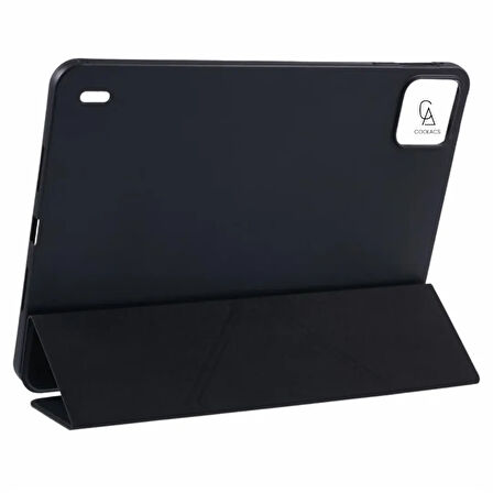 Xiaomi Pad 7 11.2 inç Uyumlu Tri Fold Kalemlikli Tablet Kılıfı Ekran Koruyucu Kalem Seti