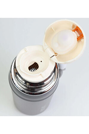 Siyah Çelik Termos 700 ml