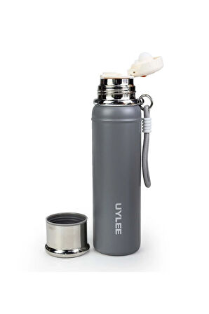 Gri Çelik Termos 700 ml