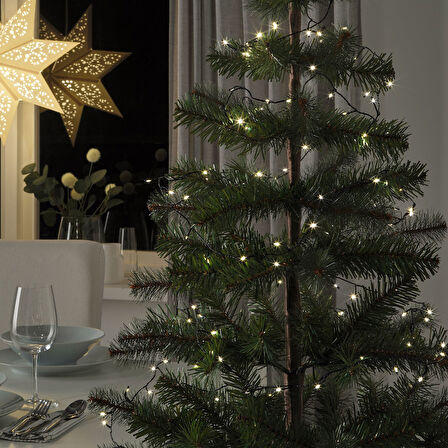 Aydınlatma zinciri, siyah, 7.5 m