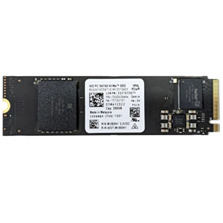WD SN740 2280 512GB NVME PCIE M.2. 5150/4850 SSD (Kutusuz) SDDPNQD-512G Gen4x4