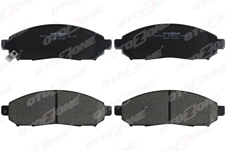 FREN BALATASI ÖN RENAULT KOLEOS 2008 NISSAN NAVARA 2.5L YD25DDTI D40 4X2 4X4 10- / PATHFINDER 2.5L YD25DDTI DCI R51 17MM 410603072R 41060CC090 D1060EJ20A