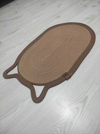 Mikopet Dekoratif Kedi Kulaklı Tırmalama Paspası 