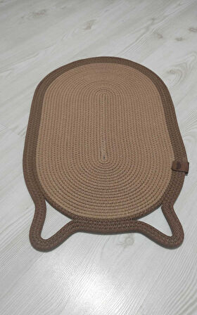 Mikopet Dekoratif Kedi Kulaklı Tırmalama Paspası 