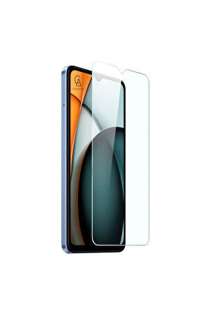 Xiaomi Redmi A3 4G 2024 Uyumlu Kılıf Esnek Silikon Telefon Kılıfı ve Temperli Cam Ekran Koruyucu