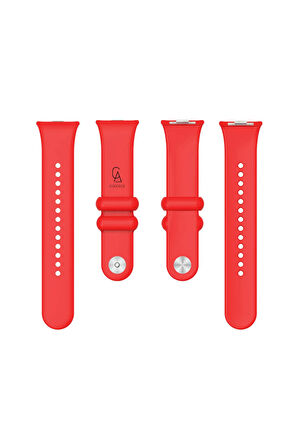 Xiaomi Redmi Watch 4 Uyumlu Yumuşak Silikon Kordon ve Kavisli Ekran Koruyucu Seti