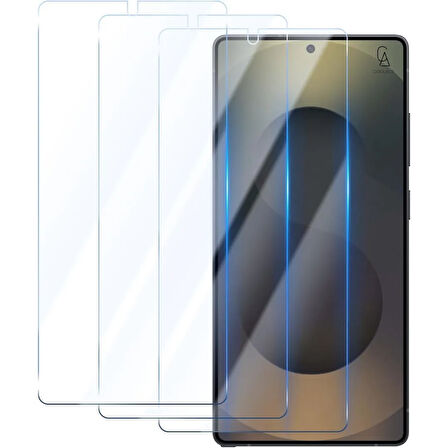 Samsung Galaxy S25 Ultra Uyumlu Ekran Koruyucu Şeffaf Temperli Kırılmaz Cam Ekran Koruyucu 3 Adet