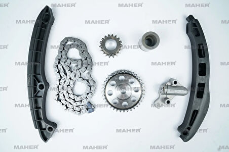 EKSANTRİK ZİNCİR SETİ GOLF / JETTA / PASSAT / TOURAN / TIGUAN / SCIROCCO 2004-2008 BAG-BLF-BLP-BKG 1.6 FSI 2007-2008 CAXA 1.4 TSI (7 PARÇA) 03C198229B