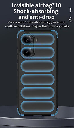 Xiaomi Poco X7 Pro Uyumlu Kılıf Esnek Tpu Oyuklu Arka Yüzey Tasarımlı Silikon Kapak