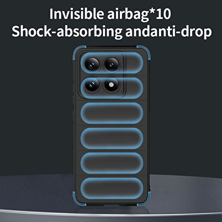 Xiaomi 14T Uyumlu Kılıf Esnek Tpu Oyuklu Arka Yüzey Tasarımlı Silikon Kapak