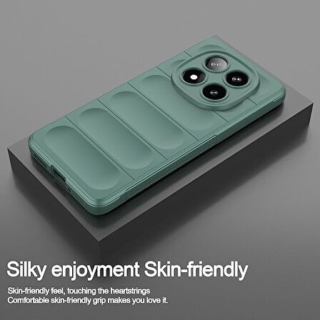 Xiaomi Redmi Note 14 Pro 5G Uyumlu Kılıf Esnek Tpu Oyuklu Arka Yüzey Tasarımlı Silikon Kapak