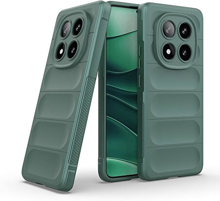 Xiaomi Redmi Note 14 Pro 5G Uyumlu Kılıf Esnek Tpu Oyuklu Arka Yüzey Tasarımlı Silikon Kapak