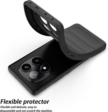 Xiaomi Redmi Note 14 Pro 5G Uyumlu Kılıf Esnek Tpu Oyuklu Arka Yüzey Tasarımlı Silikon Kapak