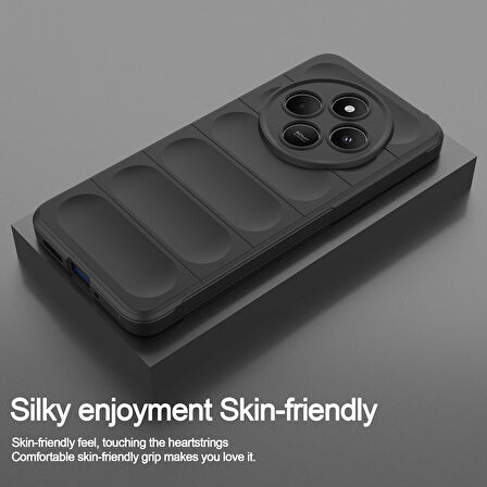 Xiaomi Redmi 14C Uyumlu Kılıf Esnek Tpu Oyuklu Arka Yüzey Tasarımlı Silikon Kapak