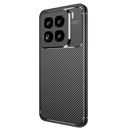 Xiaomi 15 Pro Uyumlu Kılıf Karbon Tasarım Kamera Korumalı Silikon Telefon Kılıfı Kapak