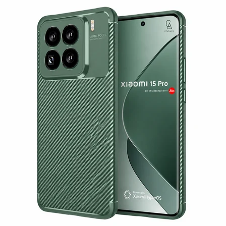 Xiaomi 15 Pro Uyumlu Kılıf Karbon Tasarım Kamera Korumalı Silikon Telefon Kılıfı Kapak