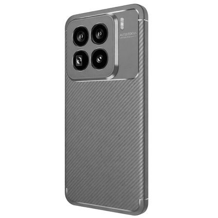 Xiaomi 15 Pro Uyumlu Kılıf Karbon Tasarım Kamera Korumalı Silikon Telefon Kılıfı Kapak