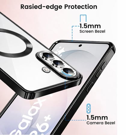 Samsung Galaxy S26 Uyumlu Kılıf Kamera Lens Koruyuculu Magsafe Özellikli Telefon Kılıfı Kapak