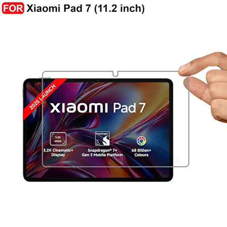 Xiaomi Mi Pad 7 11.2 Inç ile Uyumlu Tam Koruma Nano Esnek Tablet Kırılmaz Ekran Koruyucu