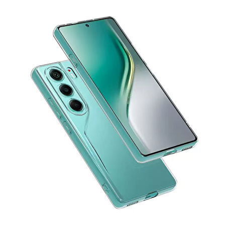 Tecno Camon 40 4G ile Uyumlu Kılıf Şeffaf Kamera Korumalı Esnek Silikon Telefon Kılıfı Kapak