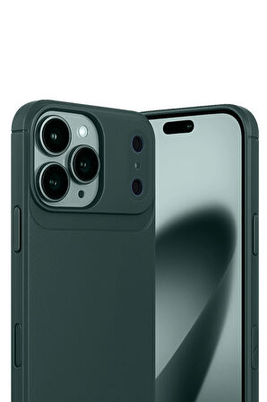 Apple iPhone 17 Pro Uyumlu Kılıf Karbon Tasarım Kamera Korumalı Silikon Telefon Kılıfı Kapak